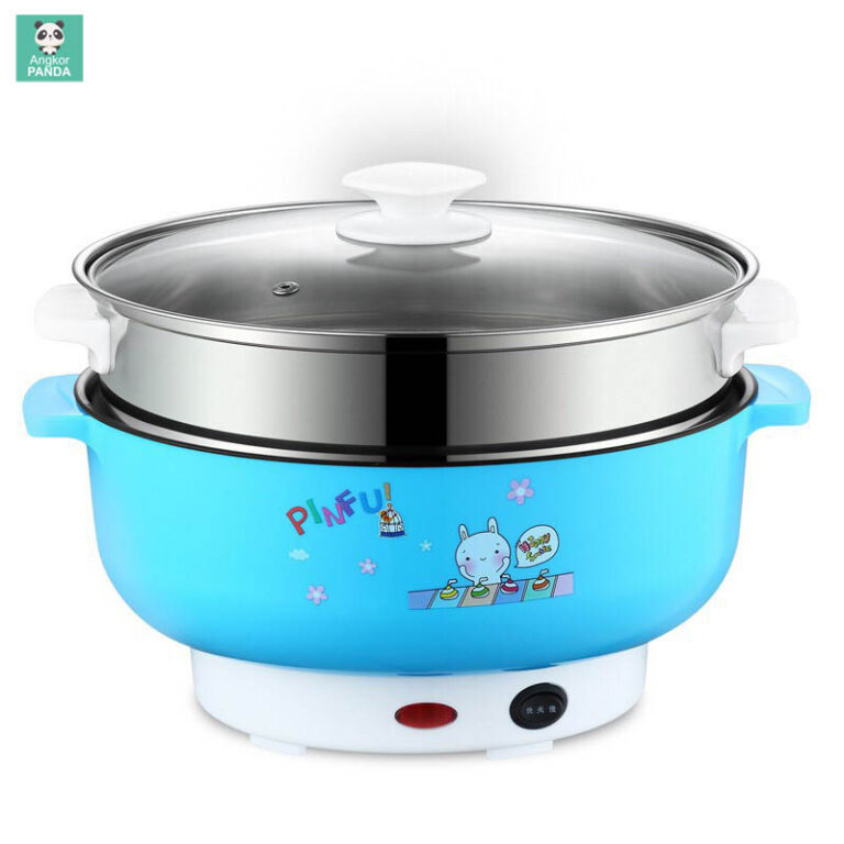 A multipurpose electric pan, an electric pot including a glass lid
